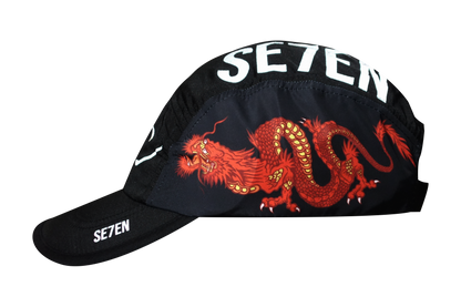 RED DRAGON CAP - BLACK