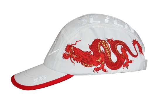 RED DRAGON CAP - WHITE