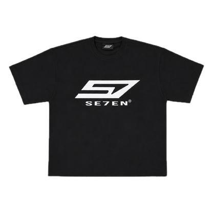 S7 LOGO TEE - BLACK