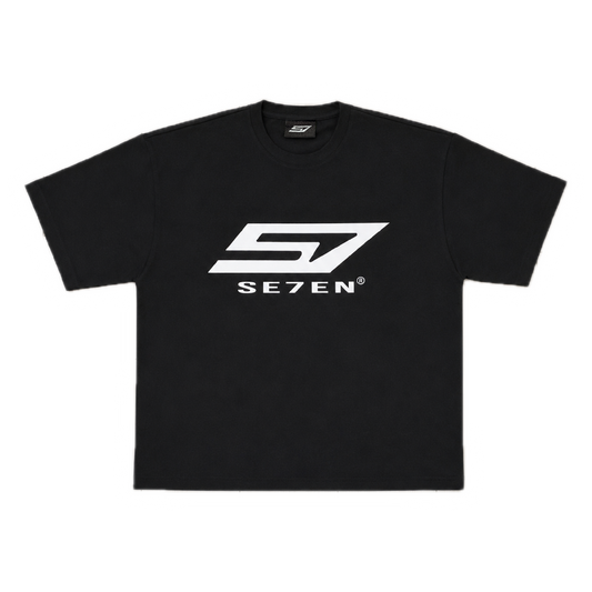 S7 LOGO TEE - BLACK