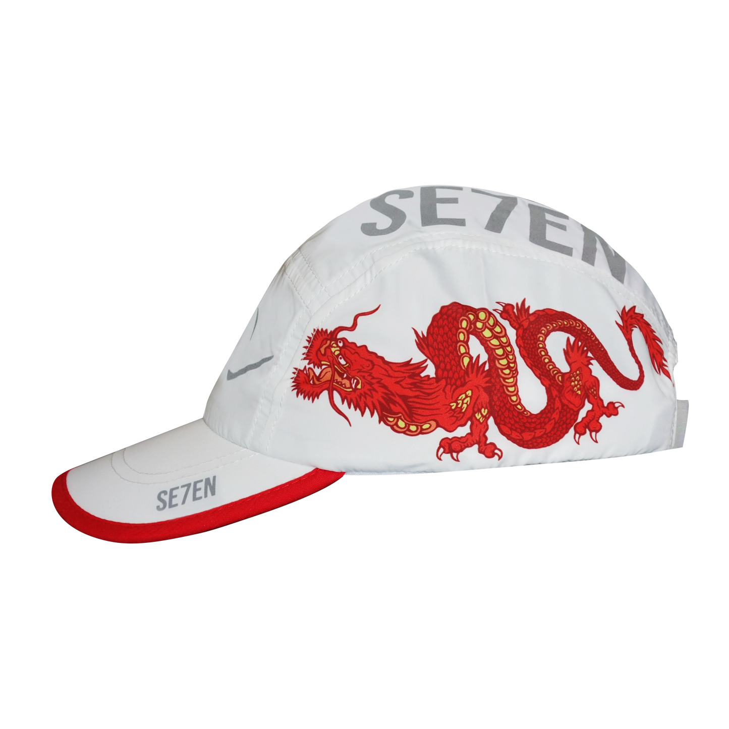 RED DRAGON CAP - WHITE