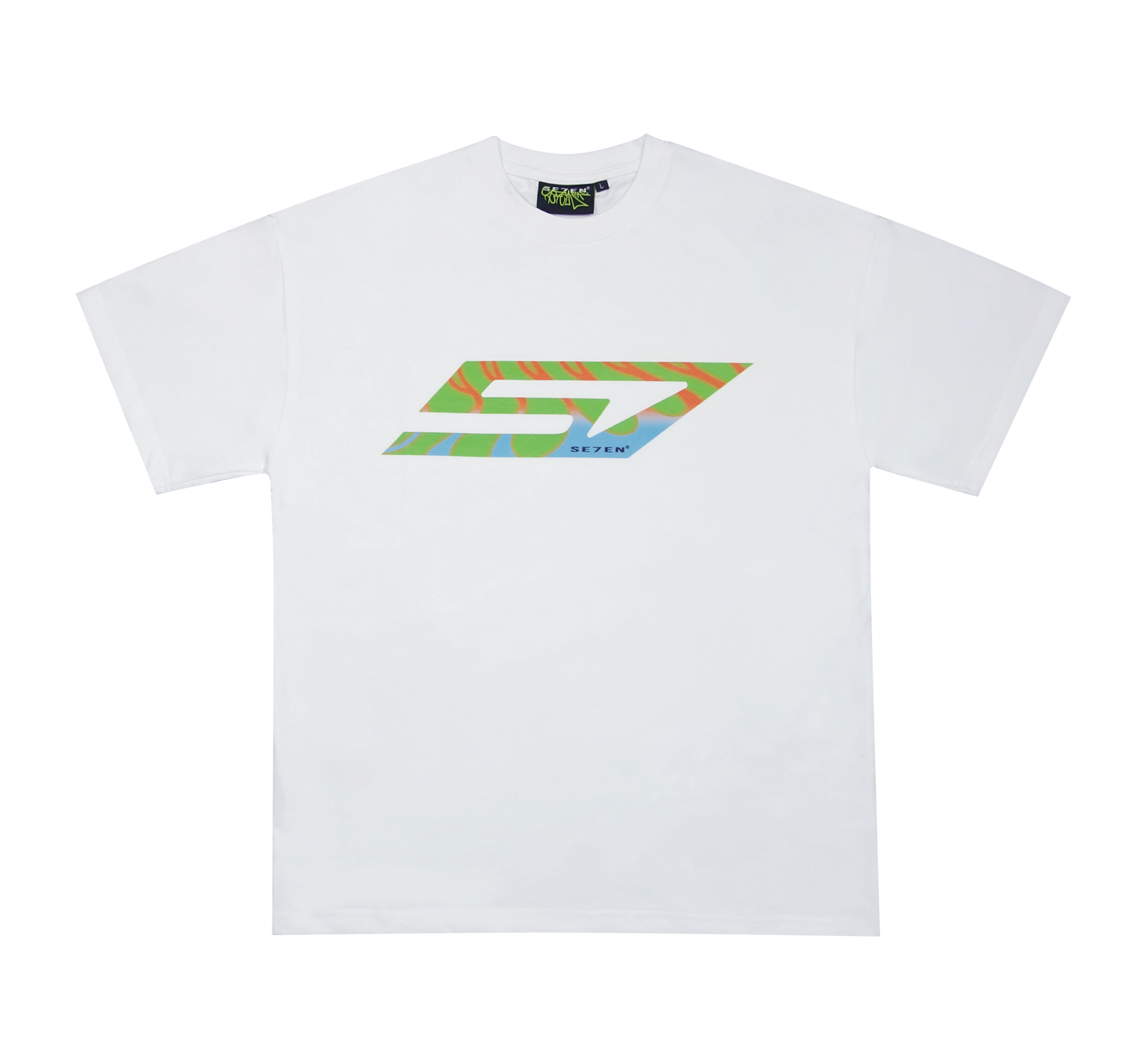 VEIN TEE - MEAN GREEN