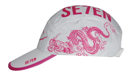 PINK DRAGON CAP - WHITE