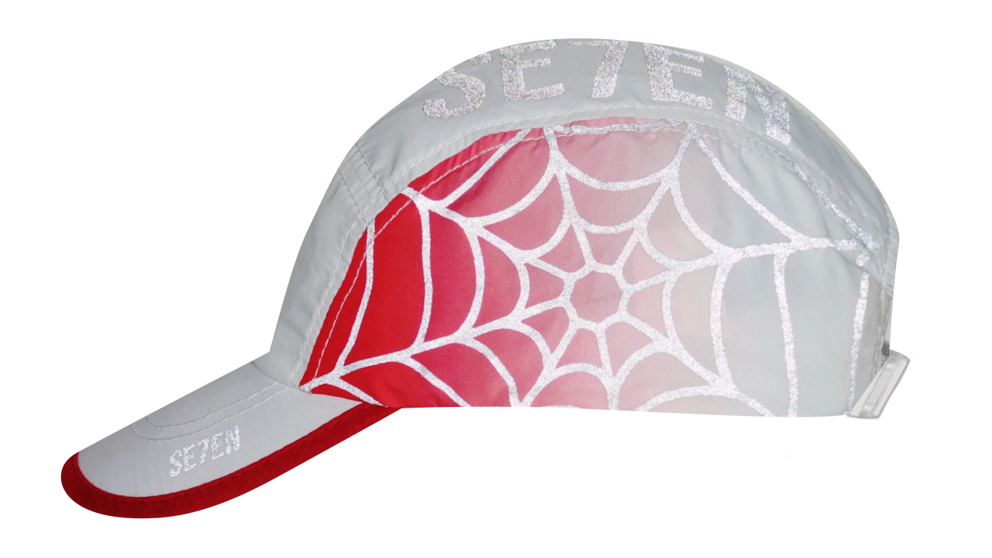 WEB CAP - WHITE REDBACK