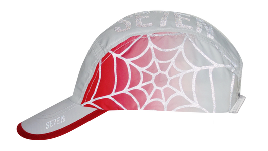 WEB CAP - WHITE REDBACK