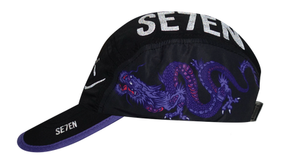 PURPLE DRAGON CAP - BLACK