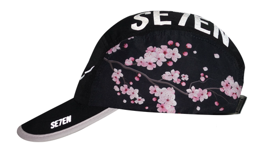 CHERRY BLOSSOM CAP - BLACK