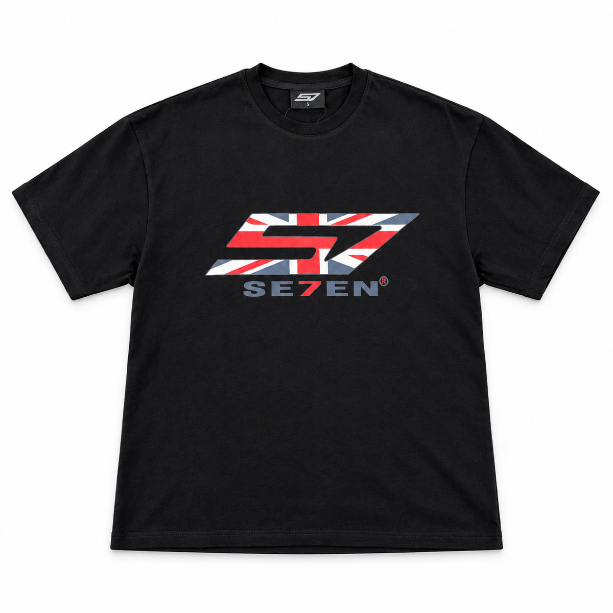 SE7EN X POSER — Black S7 Tee