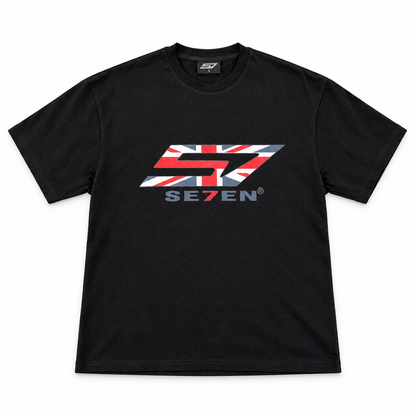 SE7EN X POSER — Black S7 Tee