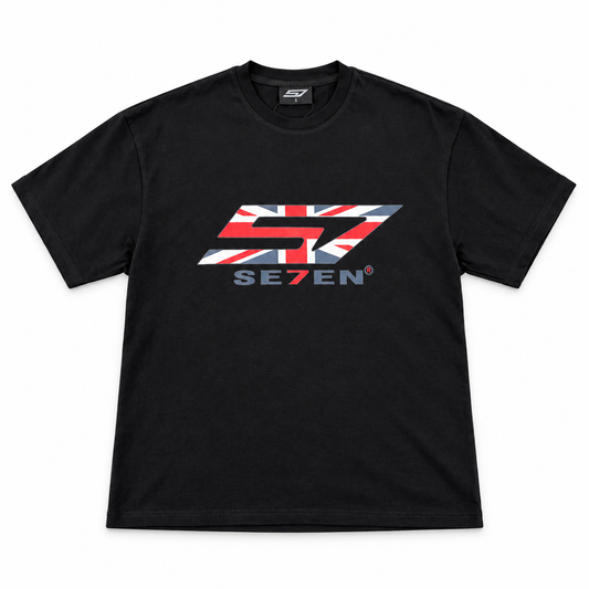 SE7EN X POSER — Black S7 Tee