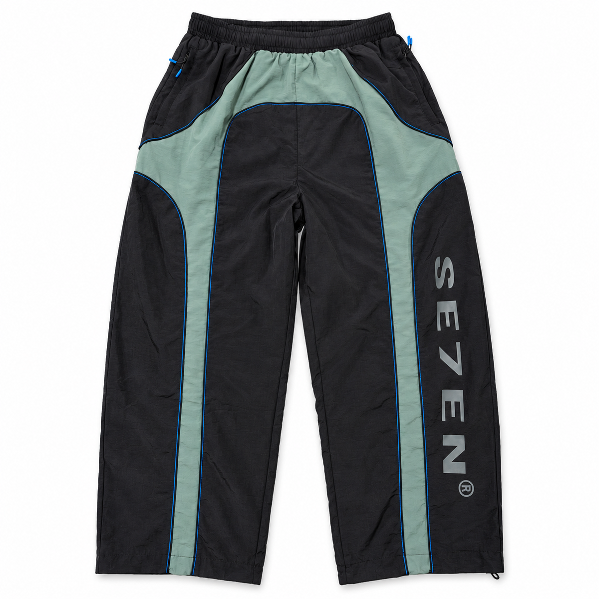 SAGE BLUE PANTS - SE7EN X POSER